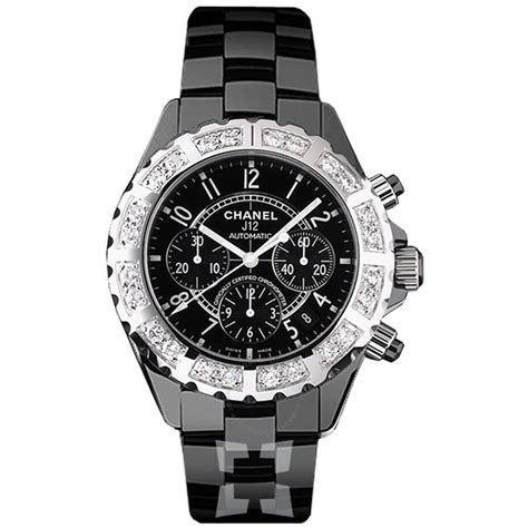 chanel j12 mens watches|j12 Chanel watch with diamonds.